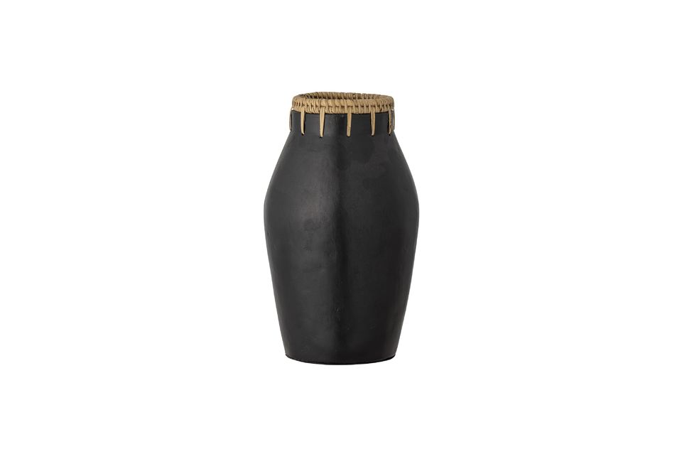 Schwarze Deko-Vase aus Terrakotta Dixon Bloomingville