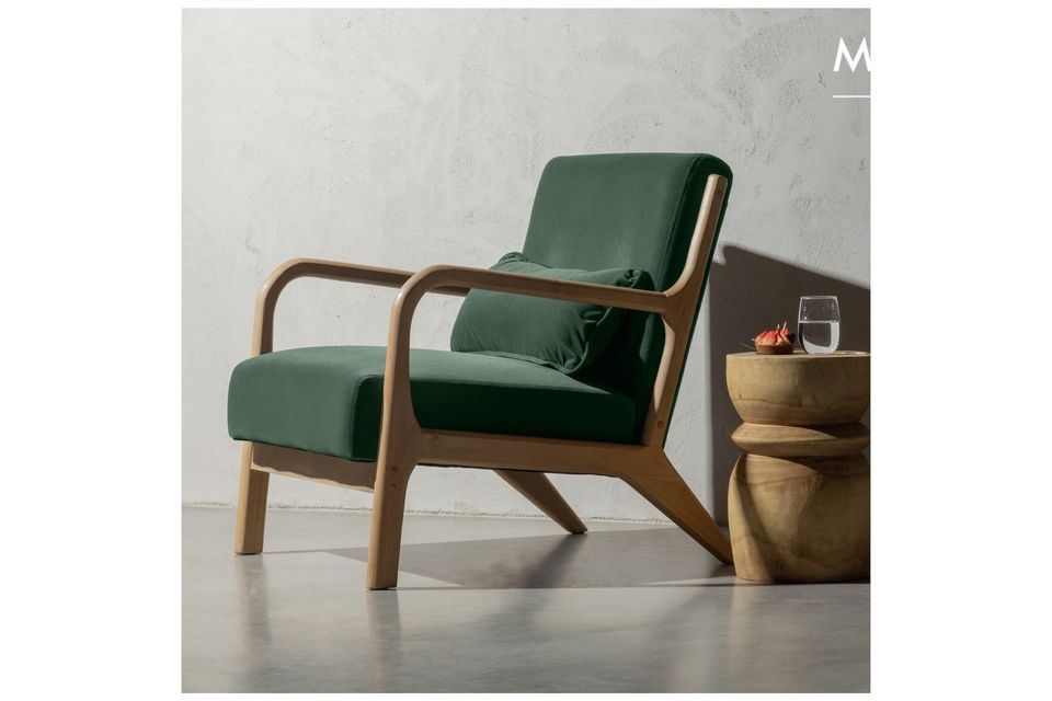 Sessel aus grünem Samt Mark Woood