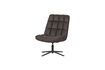 Miniaturansicht Sessel mit schwarzem Lederbezug Dirkje 3