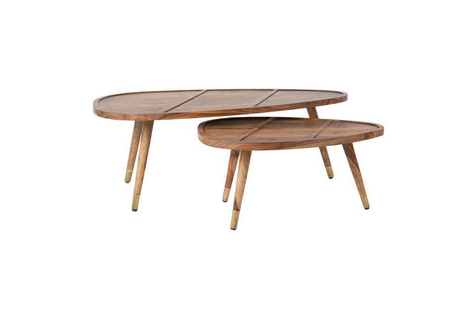 Set mit 2 Couchtischen Sham - 16
