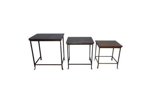 Set von 3 Beistelltischen aus Kupfermetall Napoleon ohne jede Grenze