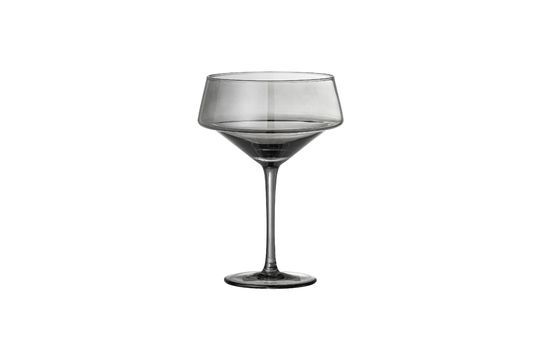 Set von 4 grauen Cocktailgläsern aus Glas Yvette