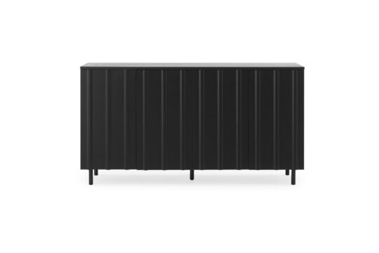 Sideboard aus schwarzer Eiche Rib ohne jede Grenze