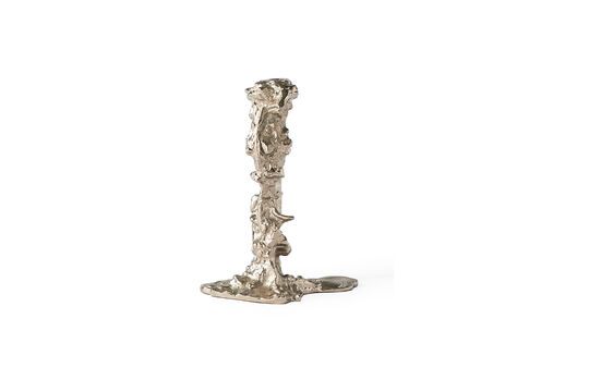 Silberner Aluminium-Kerzenhalter Drip