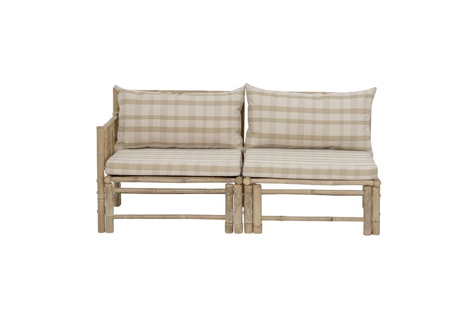 Sofa-Eckmodul links aus Bambus Korfu - 6