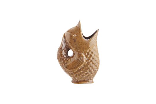 Steingutvase H23,5 orange