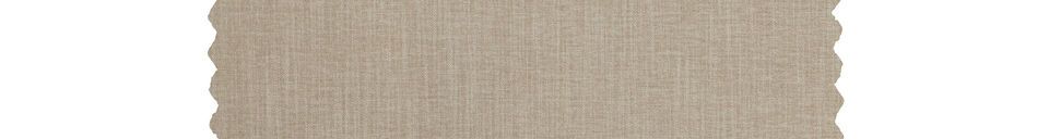 Materialbeschreibung Stoffpouf beige Family