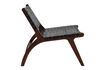 Miniaturansicht Stuhl aus Holz und Leder schwarz Aosta 5