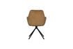 Miniaturansicht Stuhl aus karamellfarbenem Velours Amber 6
