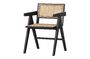 Miniaturansicht Stuhl aus Rattan und schwarzem Holz Gunn ohne jede Grenze