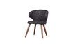 Miniaturansicht Stuhl aus schwarzem Melange-Stoff Cape 1