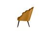 Miniaturansicht Stuhl aus Velor ochre Schelp 3