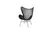 Miniaturansicht Stuhl Lizos aus schwarzem Rattan 3