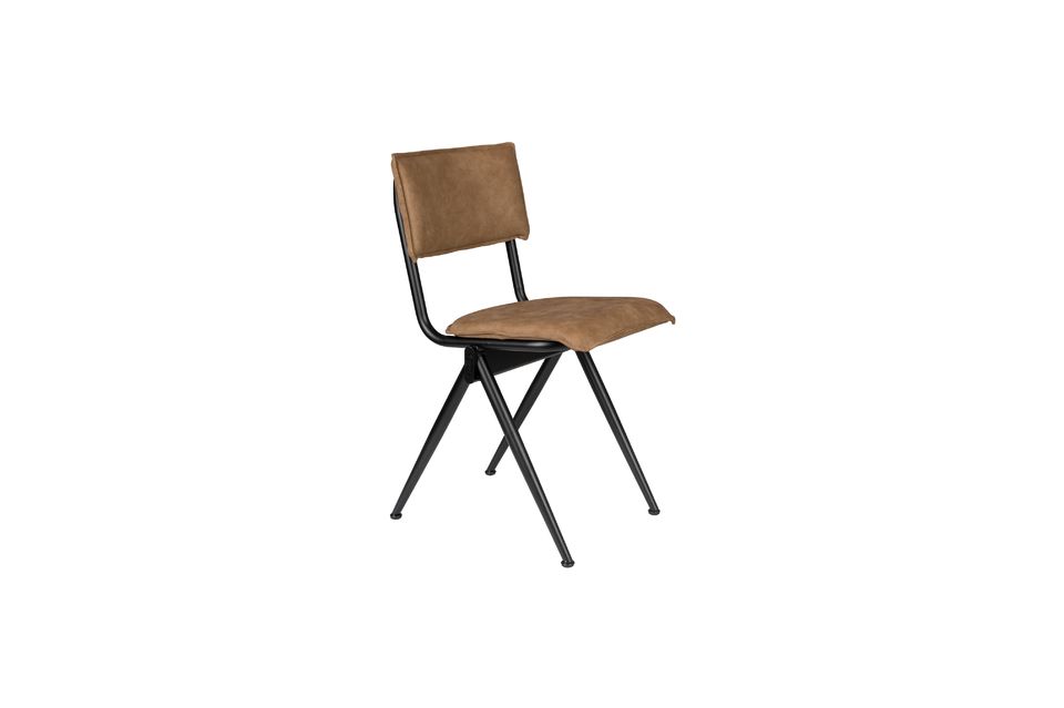 Stuhl New Willow aus Leder in Mocca DutchBone