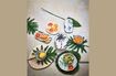 Miniaturansicht Suppenteller mit Palmen Fréthun aus Porzellan 3