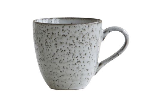 Tasse aus grau-blauem Steingut Rustic