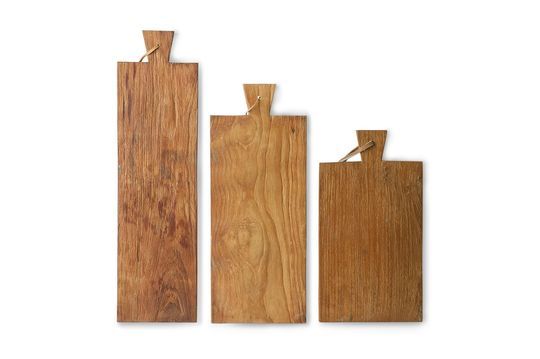 Teak-Brettchen-Set Passel