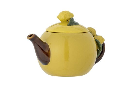 Teekanne aus gelbem Sandstein Limone