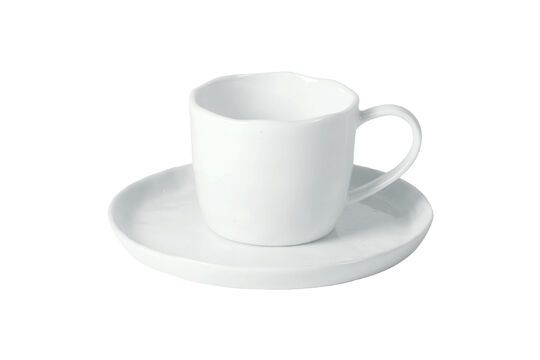 Teetasse & Untertasse Porcelino White