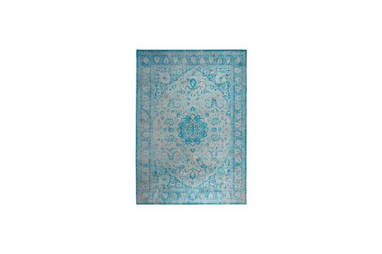 Teppich 200x200 cm aus blauem Stoff Chi
