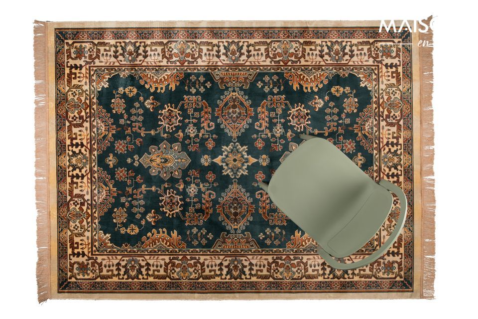 Teppich im perser Stil, der Ihrem Interieur Komfort und Eleganz bietet.