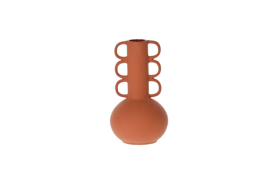 Terrakotta Vase mit 3 Ringen Allex Athezza