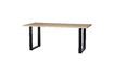 Miniaturansicht Tisch 160x90 aus massiver Eiche in beige mit U-förmigen Beinen Tablo 2