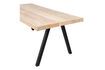Miniaturansicht Tisch 180x90 aus beigem Mangoholz mit quadratischen Beinen Tablo 7