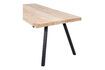 Miniaturansicht Tisch 180x90 aus beigem Mangoholz mit quadratischen Beinen Tablo 8