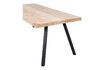 Miniaturansicht Tisch 180x90 aus beigem Mangoholz mit quadratischen Beinen Tablo 8
