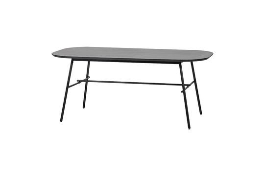 Tisch aus Mangoholz und schwarzem Metall Elegance
