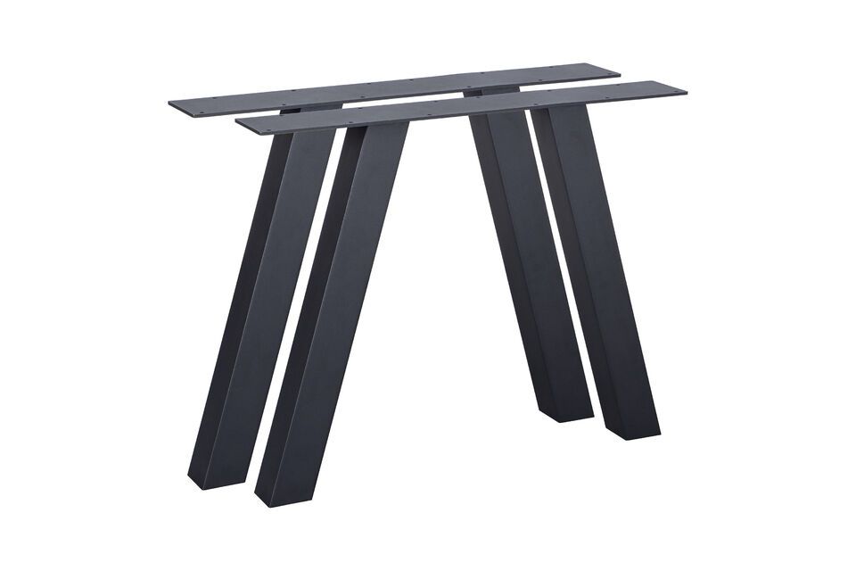 Tischbeine für den Außenbereich aus schwarzem Metall Tablo Woood