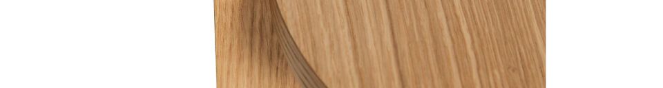Materialbeschreibung Übertopf aus hellem Holz Nomad
