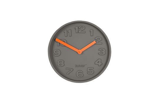 Uhr Concrete time in orange ohne jede Grenze