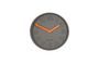 Miniaturansicht Uhr Concrete time in orange ohne jede Grenze