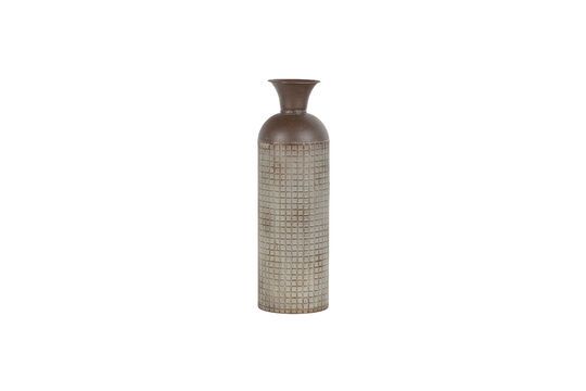 Vase aus Metall braun Khaki ohne jede Grenze