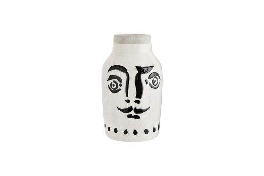 Vase aus Steingut Face ohne jede Grenze