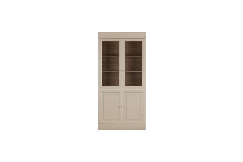 Vitrine mit 4 Türen aus grauem Holz Chow Vtwonen