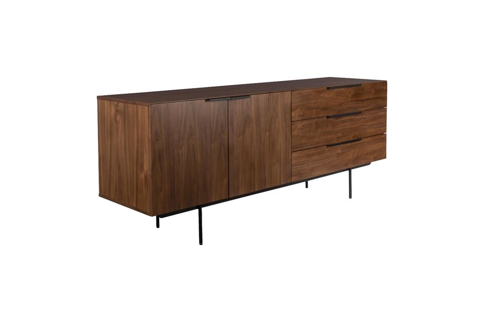 Walnuss-Sideboard Travis Zuiver