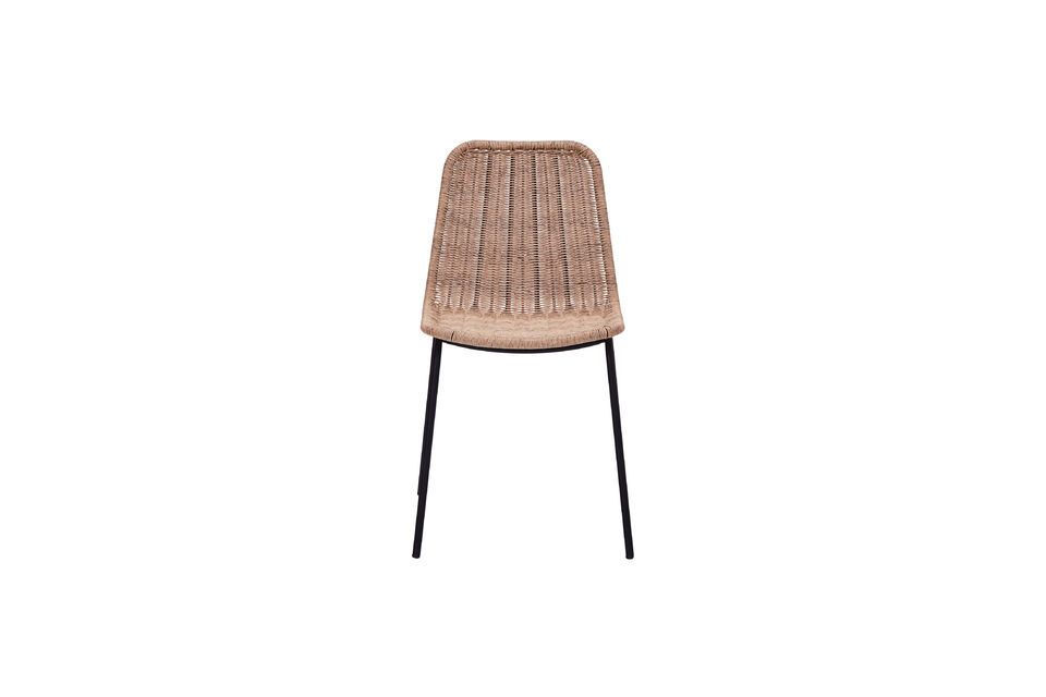 Weidenstuhl H apur in beige House Doctor