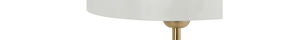 Materialbeschreibung Weiße Tischlampe Ranto