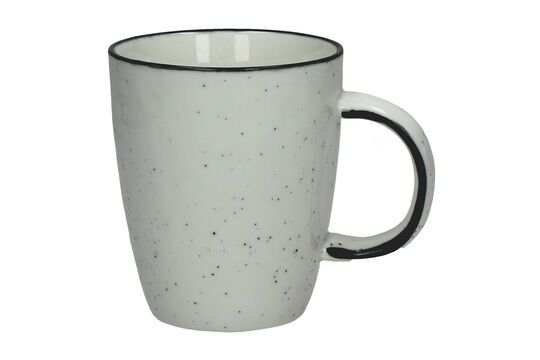 Weißer Porzellanbecher Basil