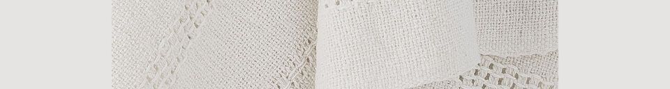 Materialbeschreibung Weißes Baumwollplaid Niccoline